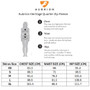 Aubrion Heritage Quarter Zip Fleece - Size Guide