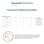 Horseware Defense Flymask - Size Guide
