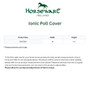 Horseware Ionic Poll Cover - Size Guide