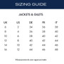 Premier Equine Ladies Elixir Softshell Jacket - Size Guide