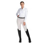 Mochara Ladies Full Seat Pull on Breeches in Stone - Full Front