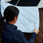 WeatherBeeta Soft Shell Pro 3D Air-Tec All Purpose Saddle Pad In Mist Blue
