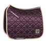 Weather Beeta Satin Luxe Air-Tec Dressage Saddle Pad In Chocolate