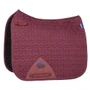 WeatherBeeta Suede Elite Air-Tec Dressage Saddle Pad In Burgundy