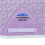 Soft Lilac WeatherBeeta Suede Elite Air-Tec Dressage Saddle Pad