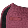 Burgundy WeatherBeeta Suede Elite Air-Tec Dressage Saddle Pad