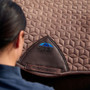 WeatherBeeta Suede Elite Air-Tec Jump Shaped Saddle Pad In Fawn