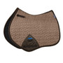WeatherBeeta Suede Elite Air-Tec Jump Shaped Saddle Pad In Fawn