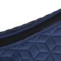 Navy WeatherBeeta Suede Elite Air-Tec Jump Shaped Saddle Pad