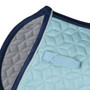 WeatherBeeta Suede Elite Air-Tec Jump Shaped Saddle Pad In Aqua