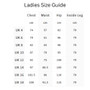LeMieux Ladies Size Guide
