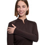 LeMieux Ladies Brilliance Heyden Lightweight Base Layer in Espresso