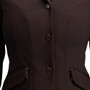 LeMieux Ladies Brilliance Diana Show Jacket - Espresso Button Detail