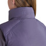 Aztec Diamond Young Rider Mid Layer Gilet - Amethyst collar detail
