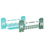 LeMieux Toy Pony Jump Set in Azure/Sage/White - Set Up