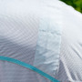 LeMieux Crystal Cooler Rug in Grey - Shell Fabric Detail