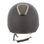 Evoke Elara Classic Peak Riding Helmet - Black/Gunmetal - Back