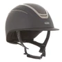 Evoke Elara Classic Peak Riding Helmet - Black/Gunmetal