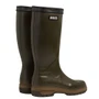 Aigle Ladies Parcours 3.0 Endurance Slim Wellies in Vert Olive - Pair Back