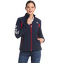 Ariat Ladies New Team Softshell Jacket in Navy