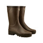 Le Chameau Ladies Giverny Jersey Lined Bottillon Wellies - Marron Fonce