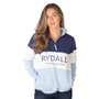 Rydale Ladies Byland Sweatshirt - Soft Blue/White/Denim