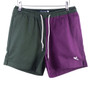 Rydale Ladies Kirby Quartered Cotton Rugby Shorts - Berry/Dark Olive