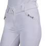 Premier Equine Ladies Filetto Gel Full Seat Riding Breeches - White