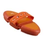 Premier Equine Soft-Touch Flexi Curry Comb - Orange/Amber