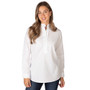 Rydale Ladies Ivy Overhead Ruffled Shirt - Ivory