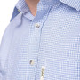 Mens Wetherby Checked Shirt - Wetherby Blue Close Up