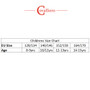 Covalliero Kids Size Guide
