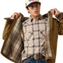 Ariat Mens Retro Canvas Shirt Jacket - Front Open