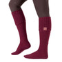 Aubrion Equestrian Ladies Boot Socks - Port
