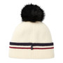 Tommy Hilfiger Ladies Dean Pom Pom Beanie - Ecru
