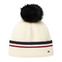 Tommy Hilfiger Ladies Dean Pom Pom Beanie - Ecru