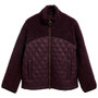 Barbour Ladies Ami Casual Fleece Jacket  in Fig - Front