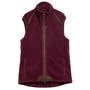 Barbour Mens Langdale Fleece Gilet in Dark Bordeaux - Front