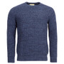 Barbour Mens Horseford Crew Neck Jumper in Navy - Front