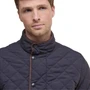 Barbour Mens Waterproof Shoveler Quilted Jacket in Navy