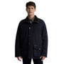 Barbour Mens Bromfield Waterproof Jacket in Dark Navy - Lifestyle Front