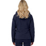 Back of the WeatherBeeta Ladies Protect Waterproof Insulated Riding Jacket - Navy