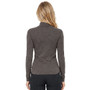 Back of the WeatherBeeta Ladies London Layer Long Sleeve Top - Blackberry Marle
