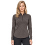 WeatherBeeta Ladies London Layer Long Sleeve Top - Blackberry Marle