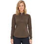 WeatherBeeta Ladies London Layer Long Sleeve Top - Espresso Marle