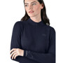 WeatherBeeta Ladies Bamboo Long Sleeve Performance Base Layer - Navy