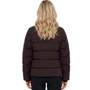 Back of the WeatherBeeta Ladies Quilted Insulated High Neck Jacket - Espresso