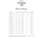 LeMieux Arika 600D Ripstop Turnout Rug 100g in Aloe - Size Guide