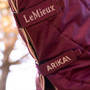 LeMieux Arika Stable-Tek Rug with Neck 100g in Blackberry - Neck Detail