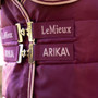 LeMieux Arika Stable-Tek Rug with Neck 200g in Blackberry - Front Straps